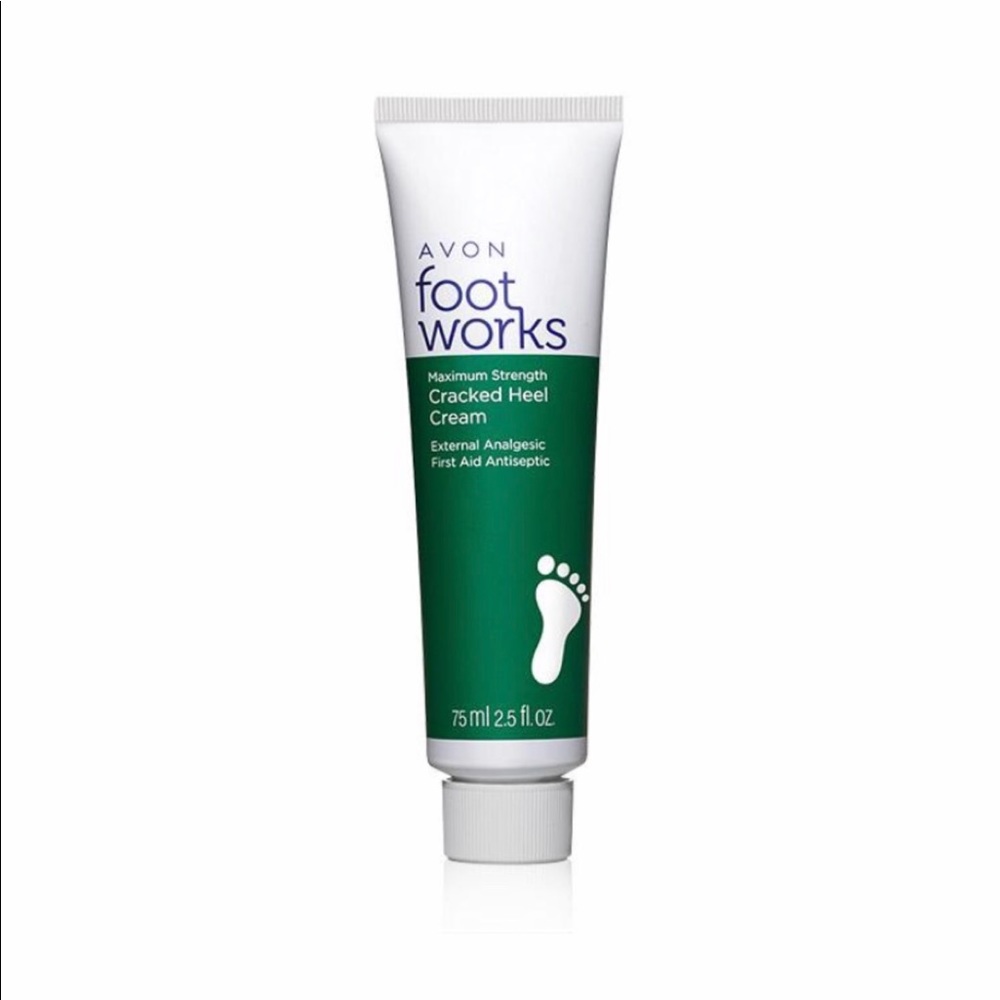 Avon Foot Works Max Strength Cracked Heel Cream (New)